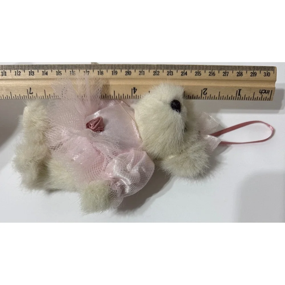 Boyds Bears Twila Twinkletoes Ballerina Plush Ornament Pink Tutu 56302 TAGS